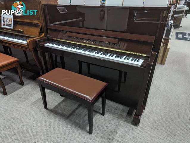 Kawai K25EA 121cm Upright Piano in Polished Mahogany - Ser No #2503394