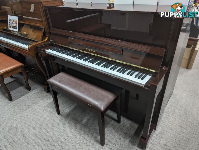 Kawai K25EA 121cm Upright Piano in Polished Mahogany - Ser No #2503394