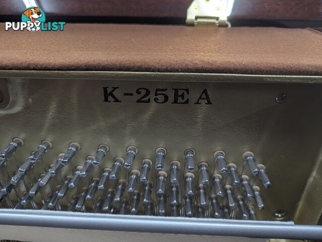 Kawai K25EA 121cm Upright Piano in Polished Mahogany - Ser No #2503394