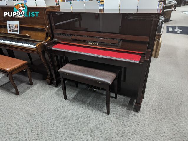 Kawai K25EA 121cm Upright Piano in Polished Mahogany - Ser No #2503394