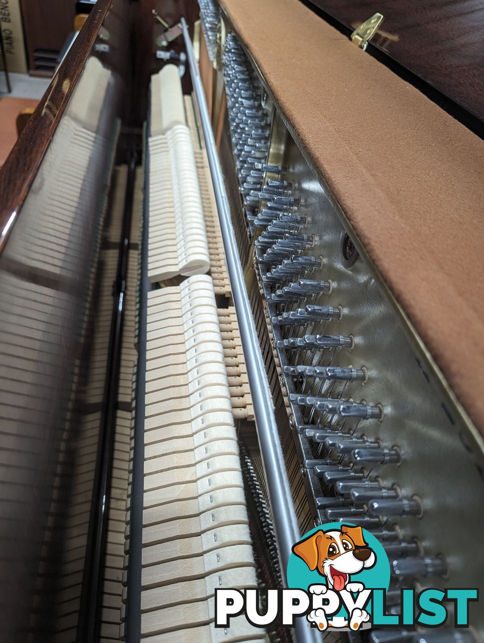 Kawai K25EA 121cm Upright Piano in Polished Mahogany - Ser No #2503394