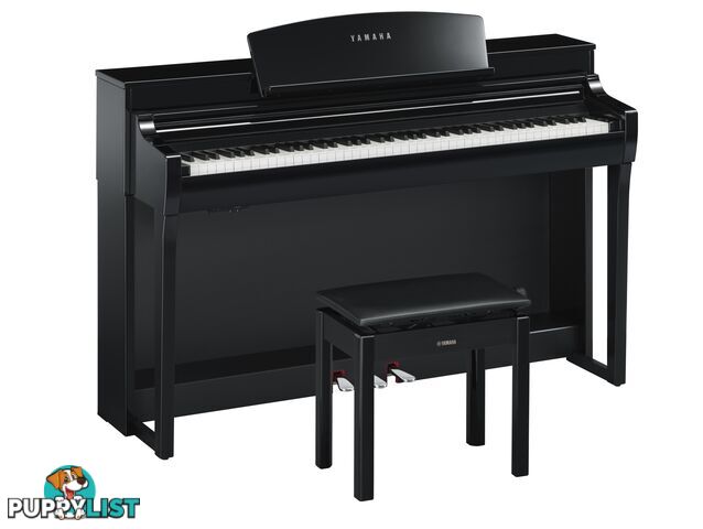 Yamaha Clavinova CSP-255 Digital Piano, Polished Ebony