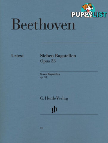 Beethoven - Seven Bagatelles op. 33