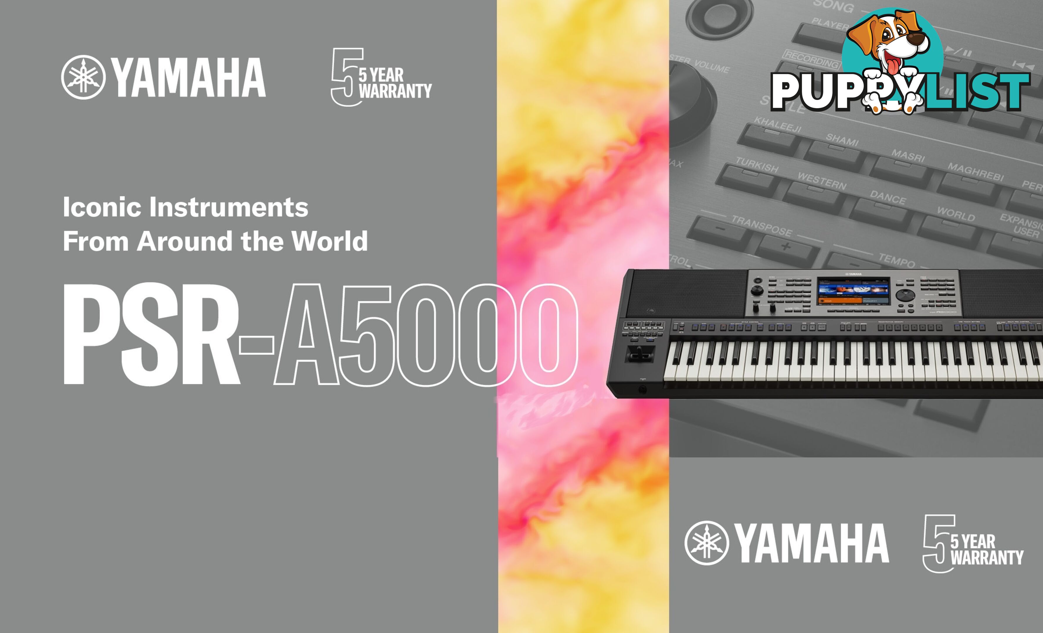 Yamaha Arranger Workstations Keyboard ~The all new PSRA5000