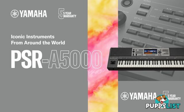 Yamaha Arranger Workstations Keyboard ~The all new PSRA5000