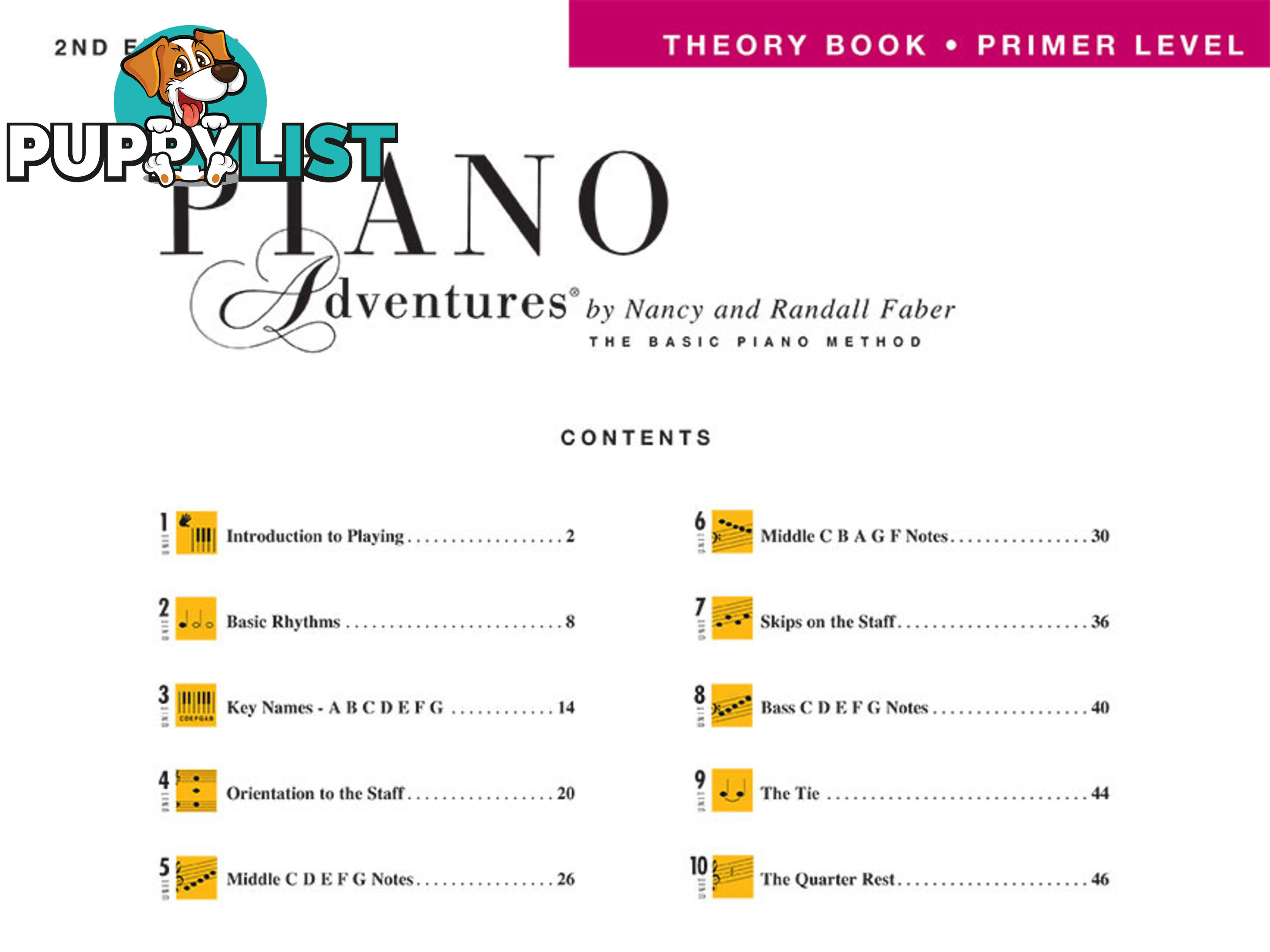 Piano Adventures Primer Level - Theory Book