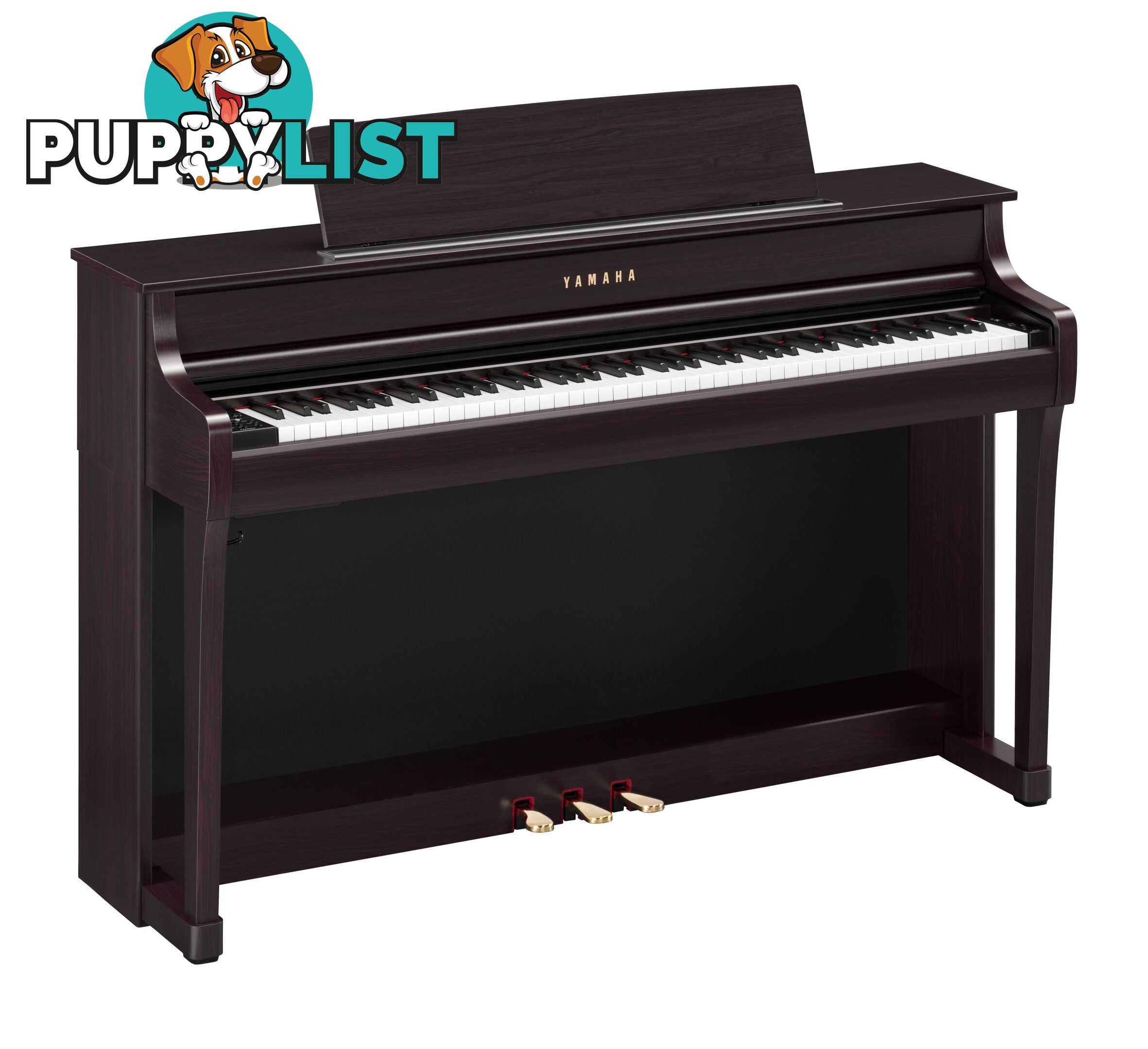 Yamaha Clavinova Digital Piano - CLP845 PE Polished Ebony with Matching Bench