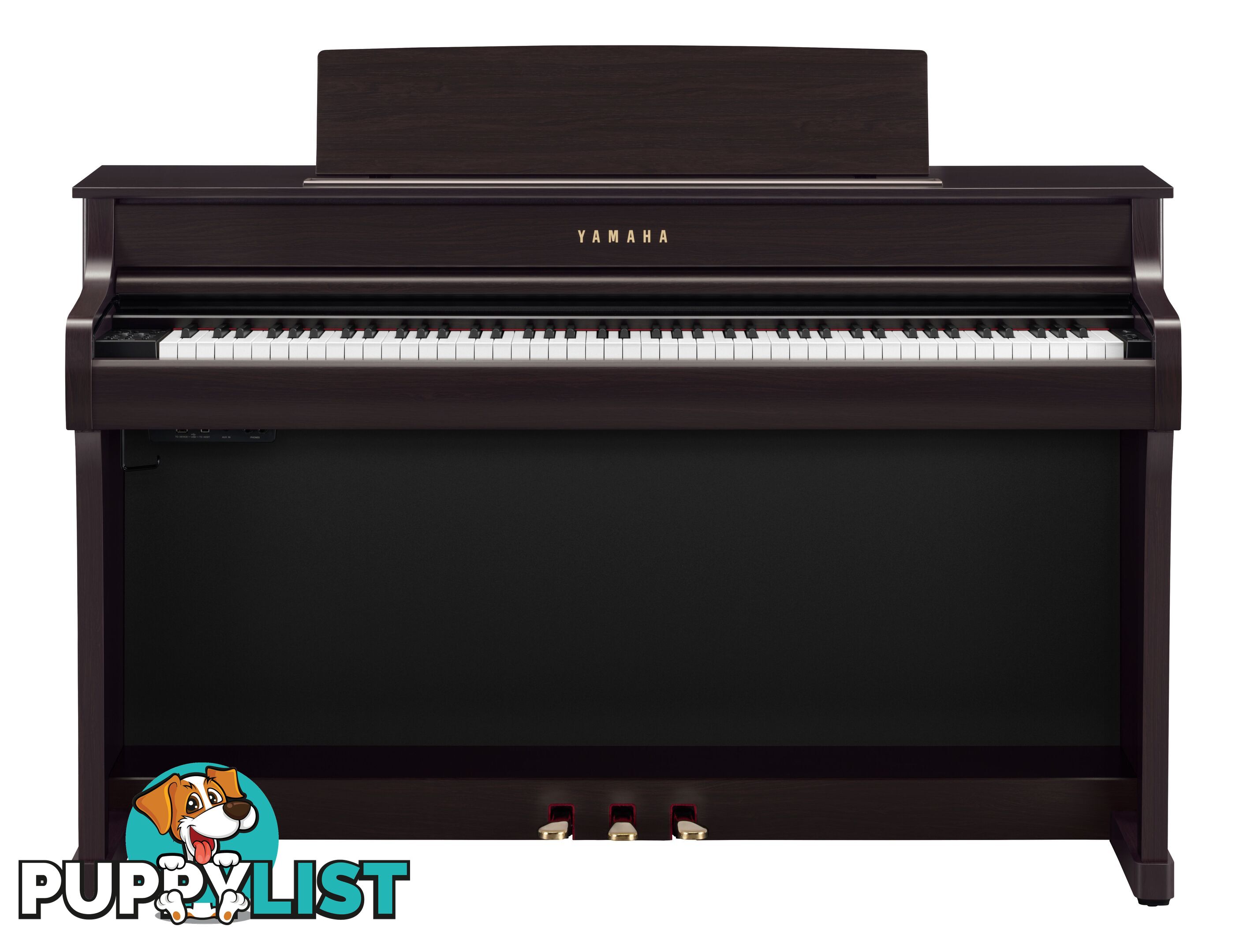 Yamaha Clavinova Digital Piano - CLP845 PE Polished Ebony with Matching Bench