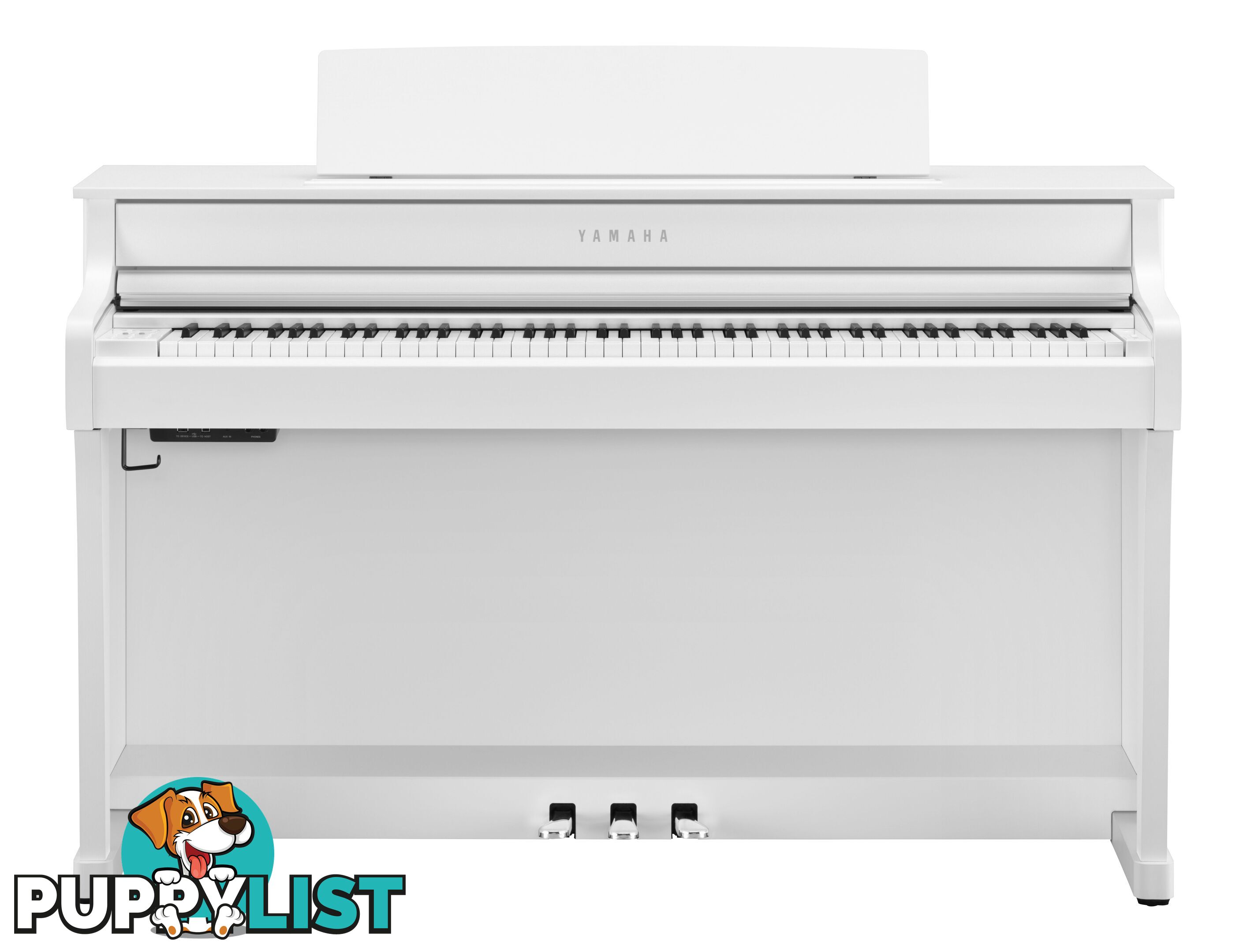 Yamaha Clavinova Digital Piano - CLP845 W White with Matching Bench