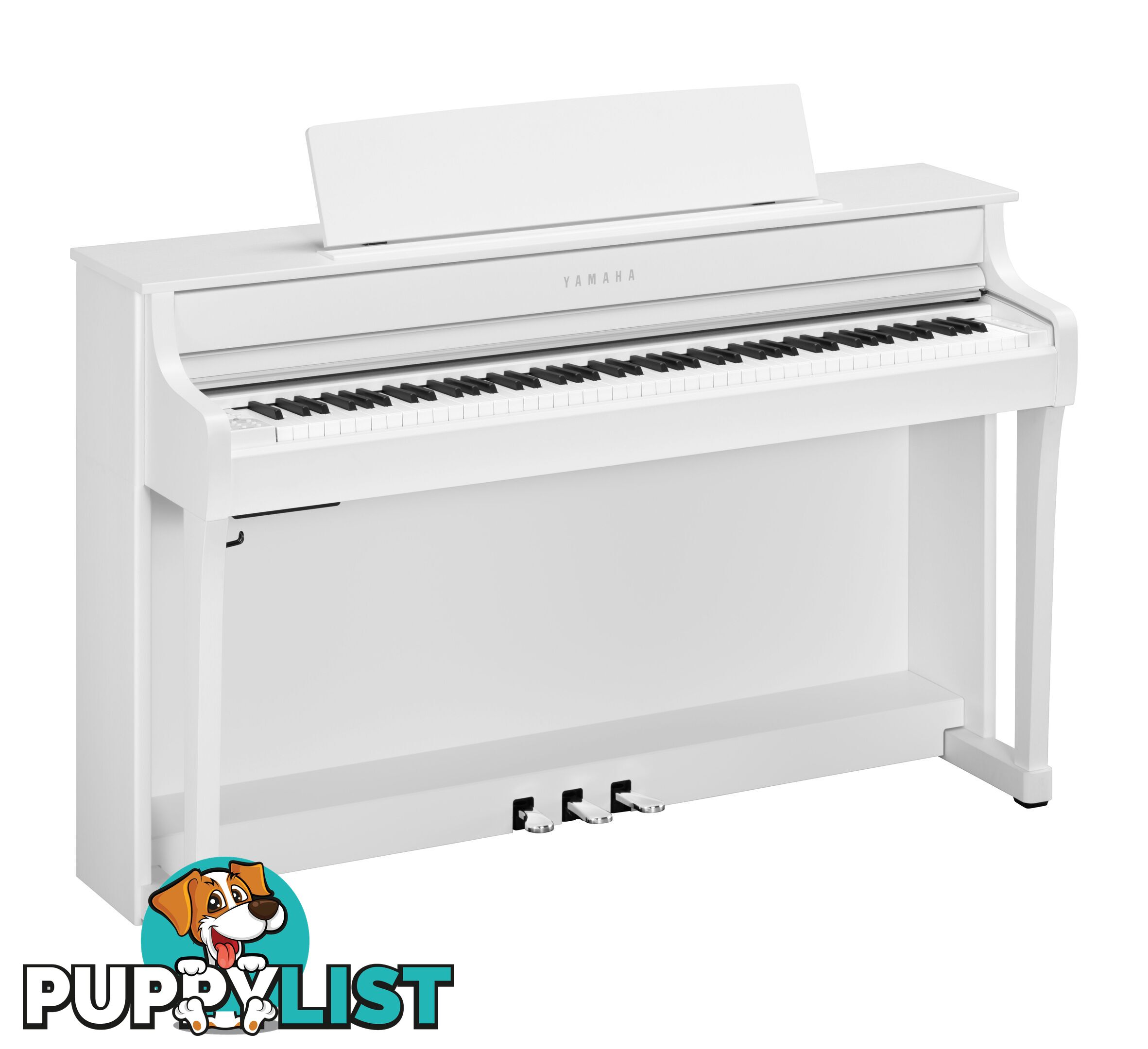 Yamaha Clavinova Digital Piano - CLP845 W White with Matching Bench