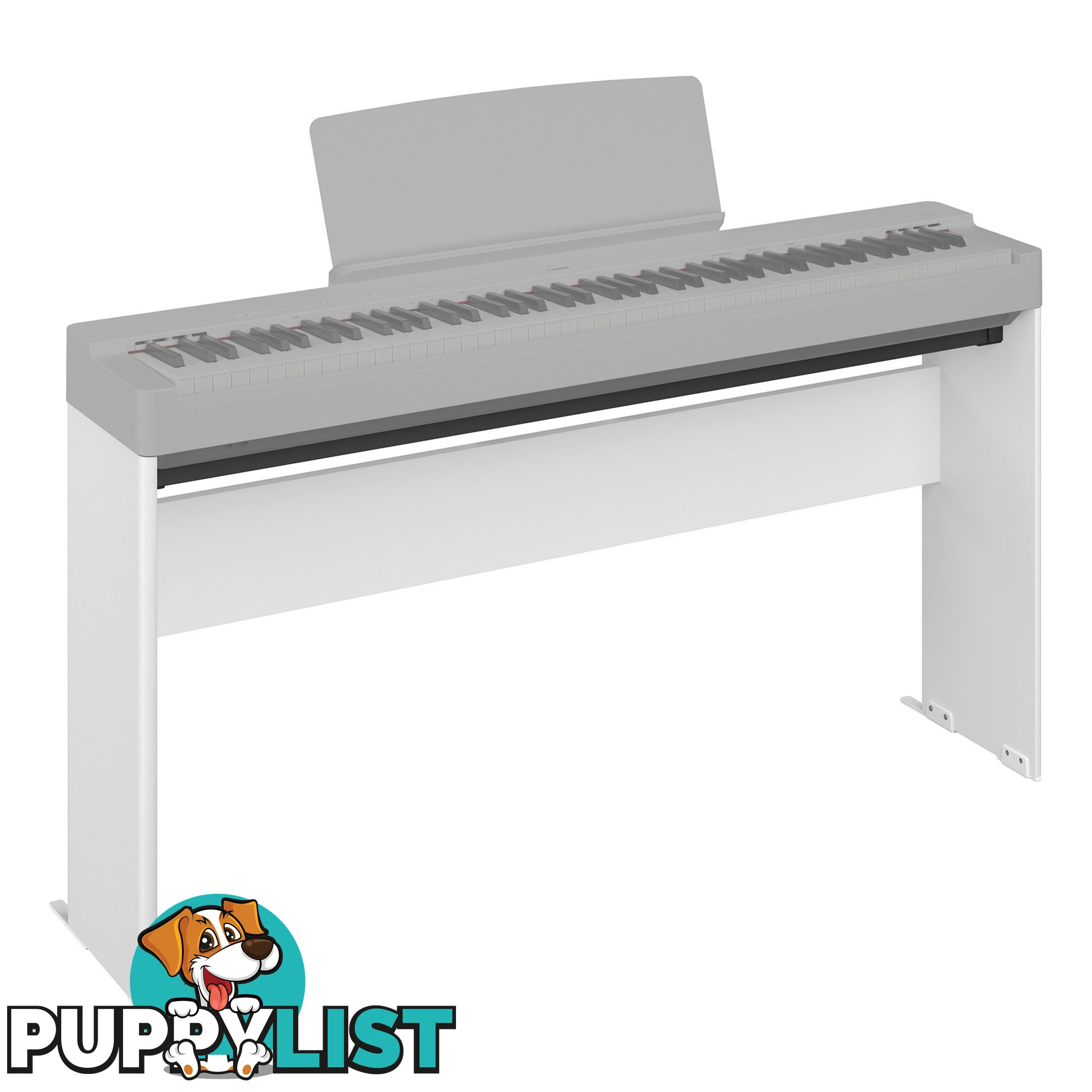 Yamaha L-200 White Stand for P-225 Portable Digital Piano