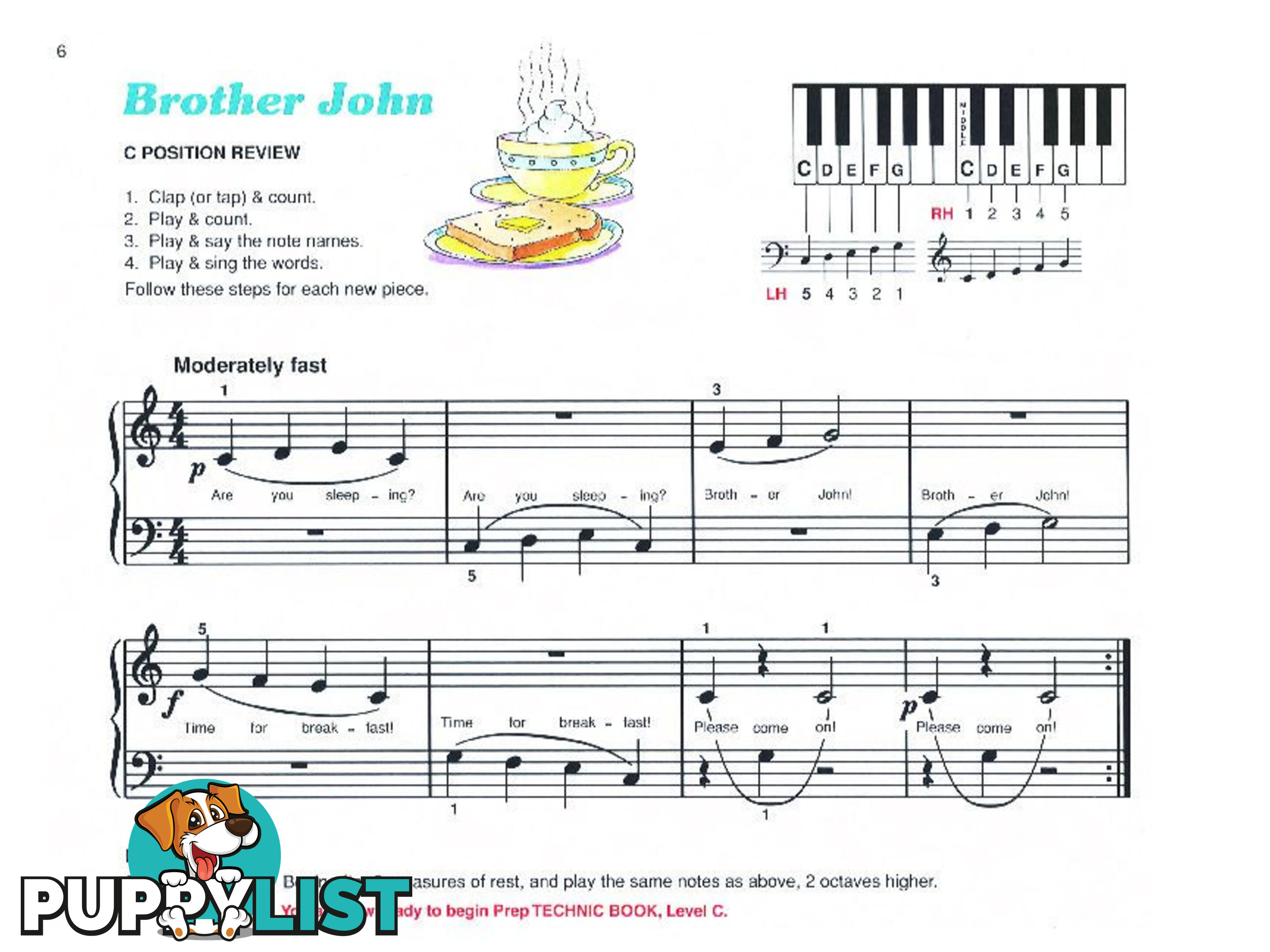 Alfred's Basic Piano Prep Course: Lesson bk C