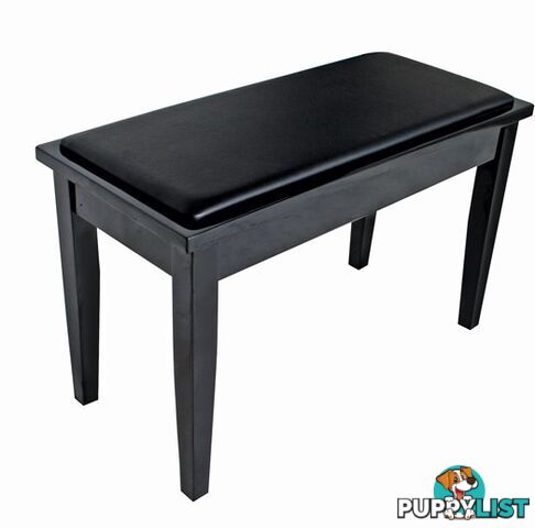 Piano Bench / ~ Polished Ebony Piano stool. 