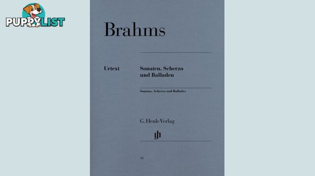 Brahms - Sonatas, Scherzo and Ballades