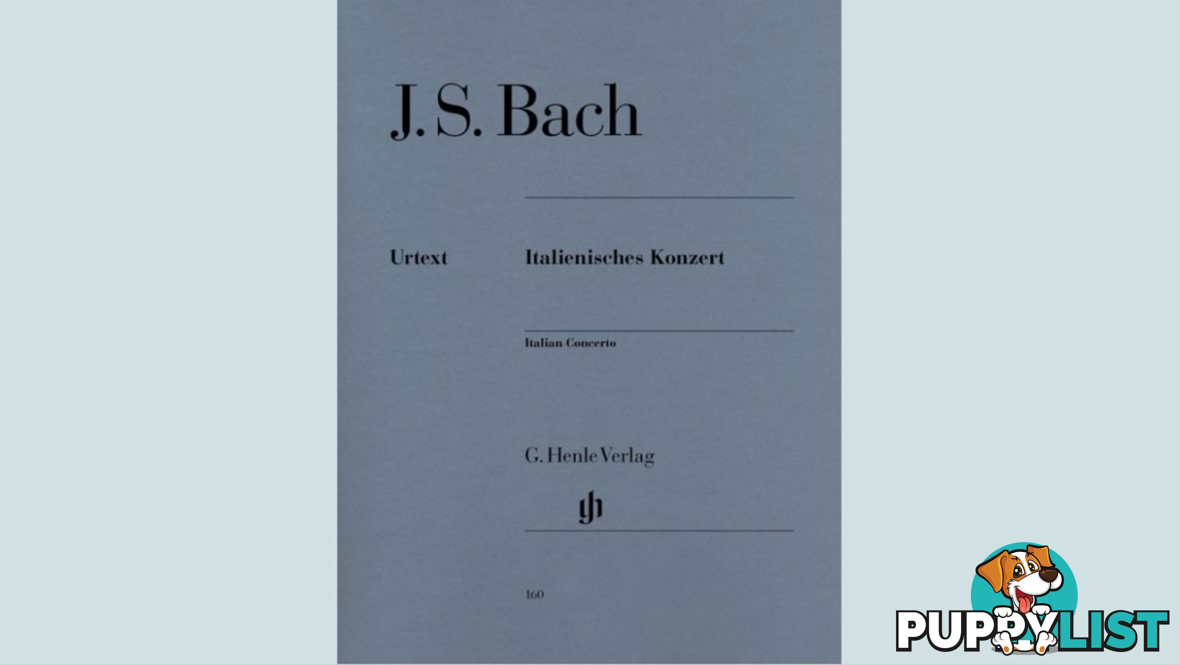 JS Bach - Italian Concerto BWV 971 HN160