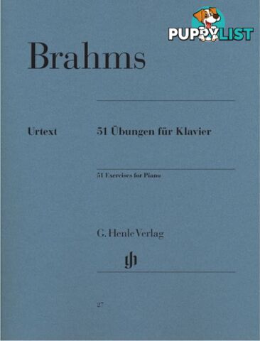 Brahms - 51 Exercises for Piano