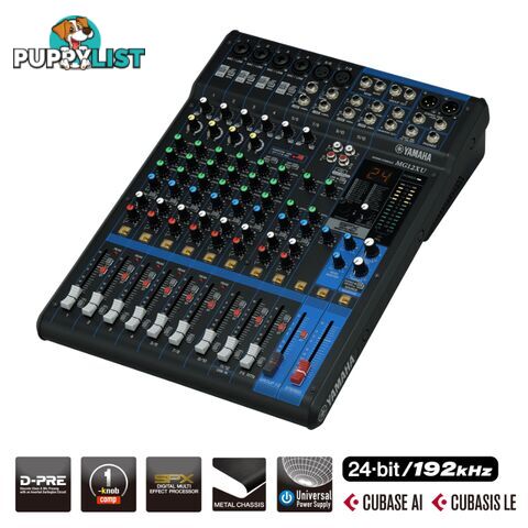 Yamaha MG12 12-Channel Mixing Console PA 