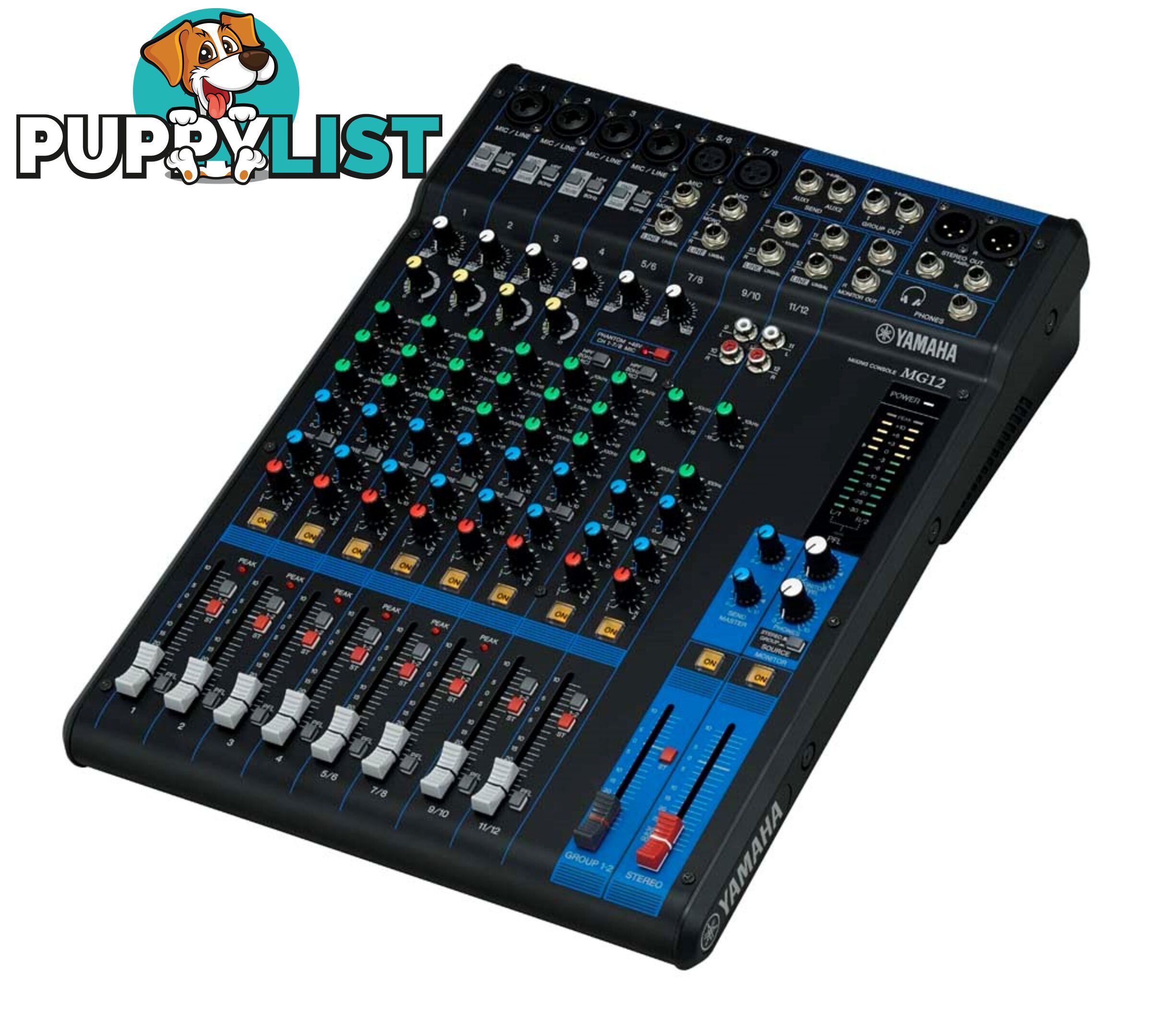 Yamaha MG12 12-Channel Mixing Console PA 