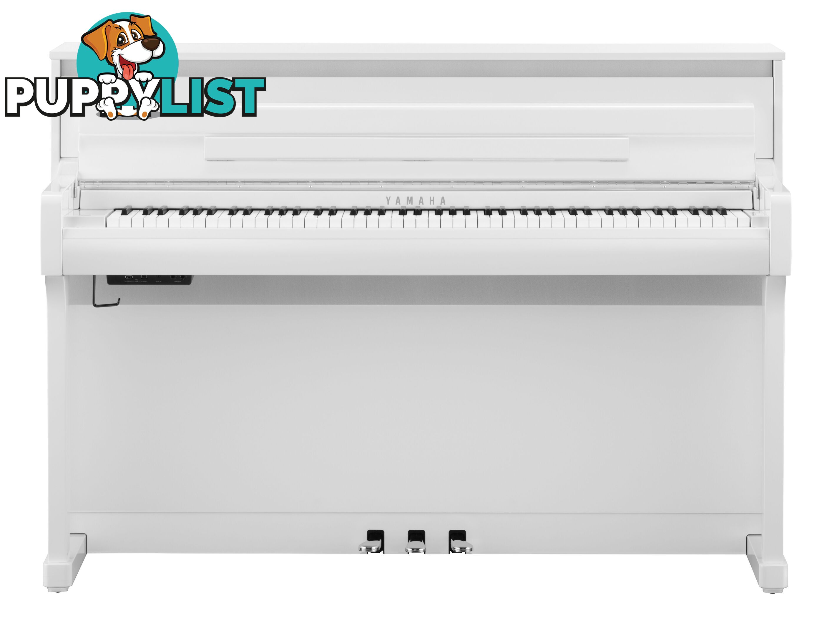 Yamaha Clavinova Digital Piano - CLP885WH -Polished White with Matching Bench