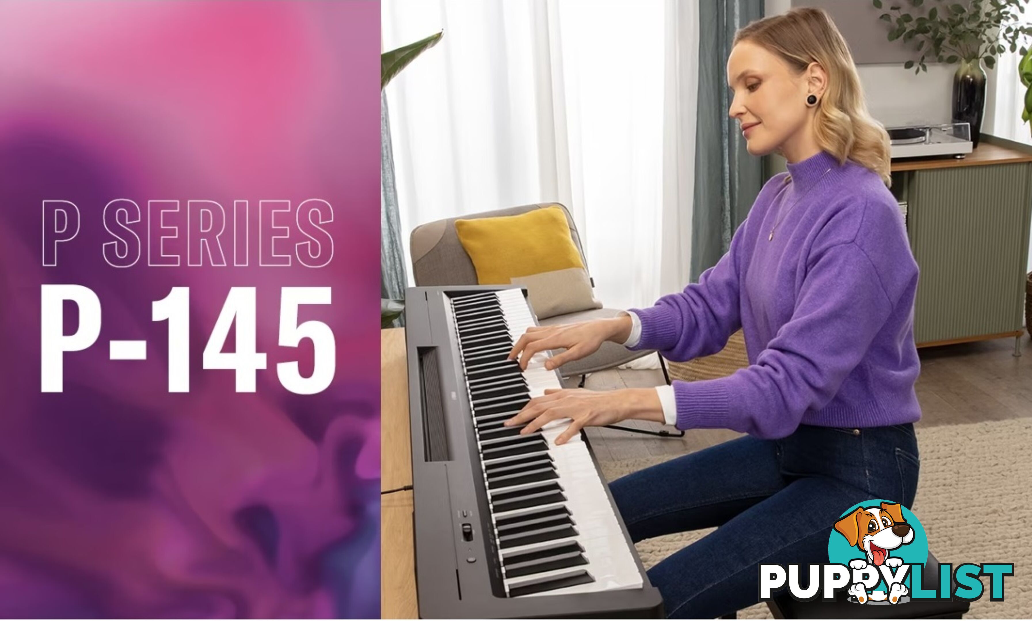 Yamaha P145 Portable Digital Piano