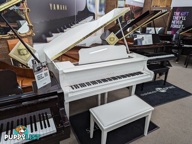 Yamaha GB1K Baby Grand Piano in White ! (Just arrived! And very rare!)