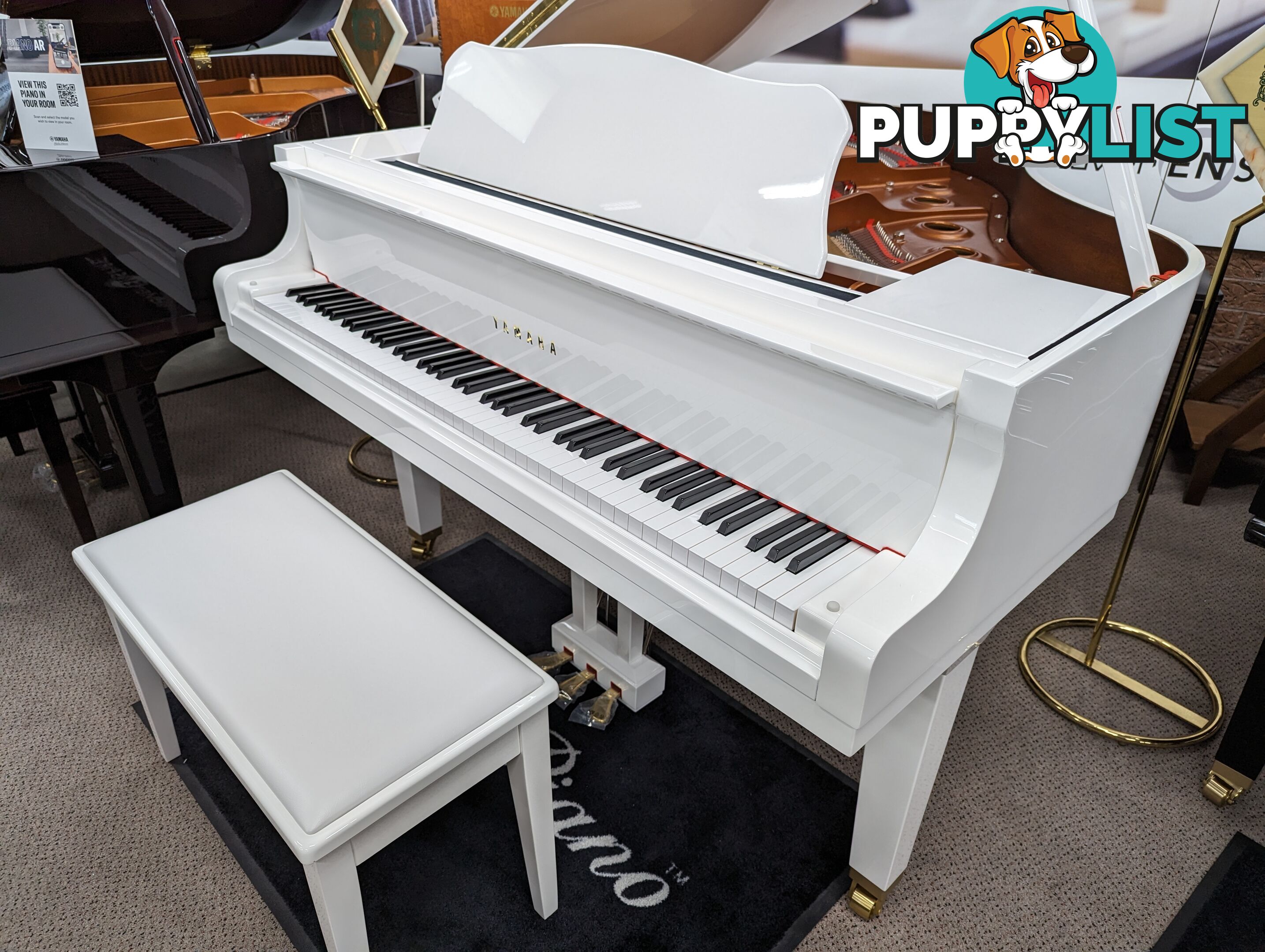 Yamaha GB1K Baby Grand Piano in White ! (Just arrived! And very rare!)