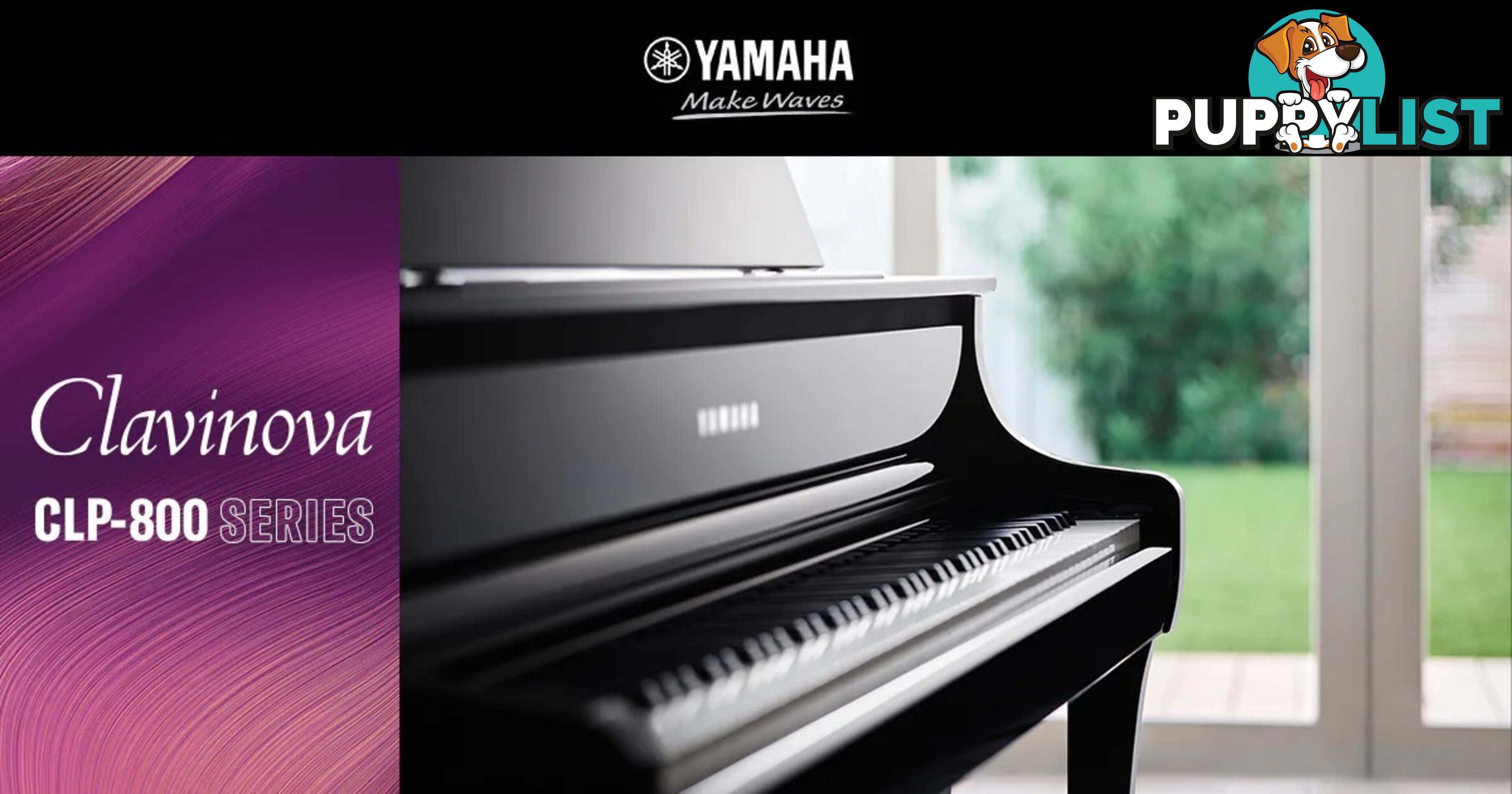 Yamaha Clavinova Digital Piano - CLP825 Dark Rosewood