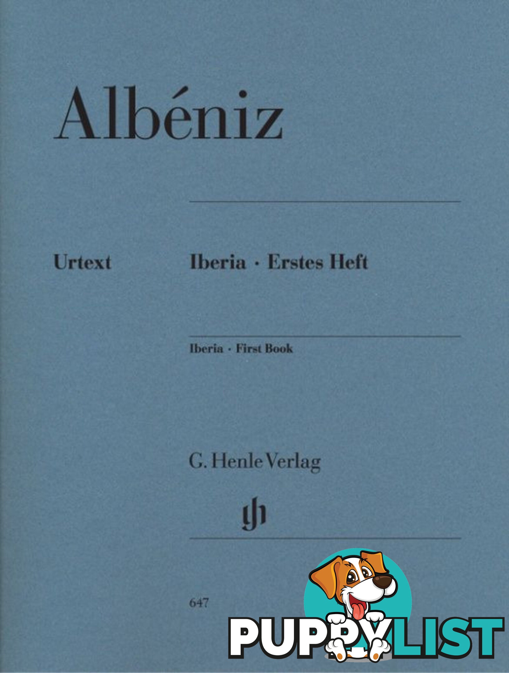 Isaac Albeniz:  Iberia  First Book  (piano) HN647