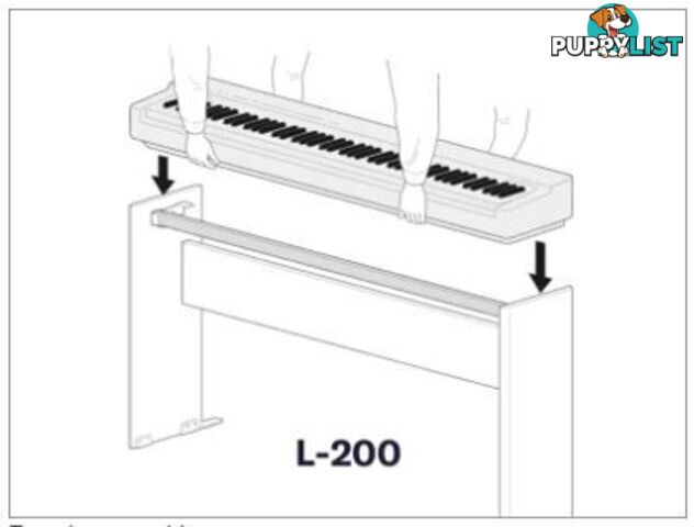 Yamaha L-200 Black Stand for P-225 Portable Digital Piano