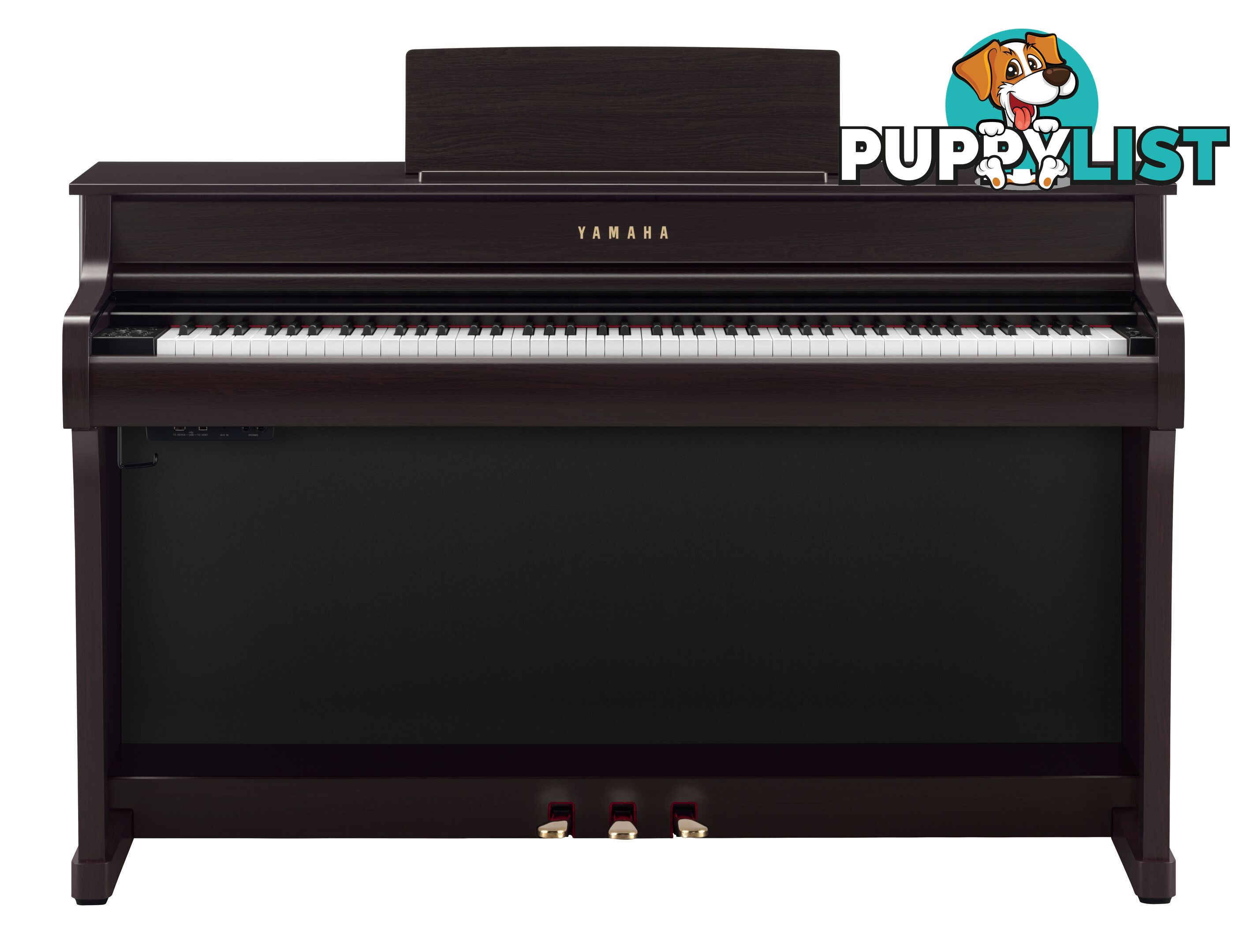 Yamaha Clavinova Digital Piano - CLP835 PE- Polished Ebony with Matching Bench