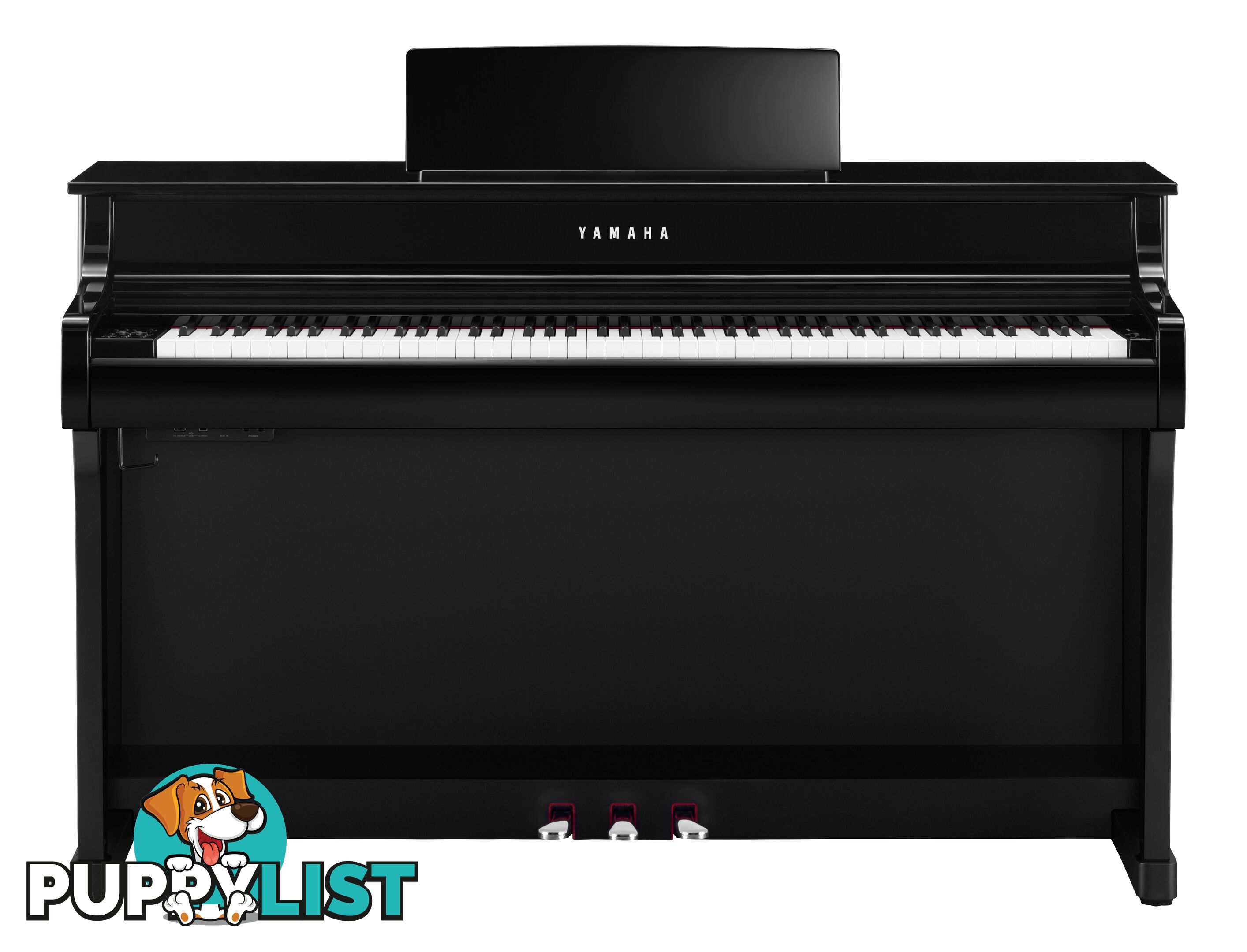 Yamaha Clavinova Digital Piano - CLP835 PE- Polished Ebony with Matching Bench