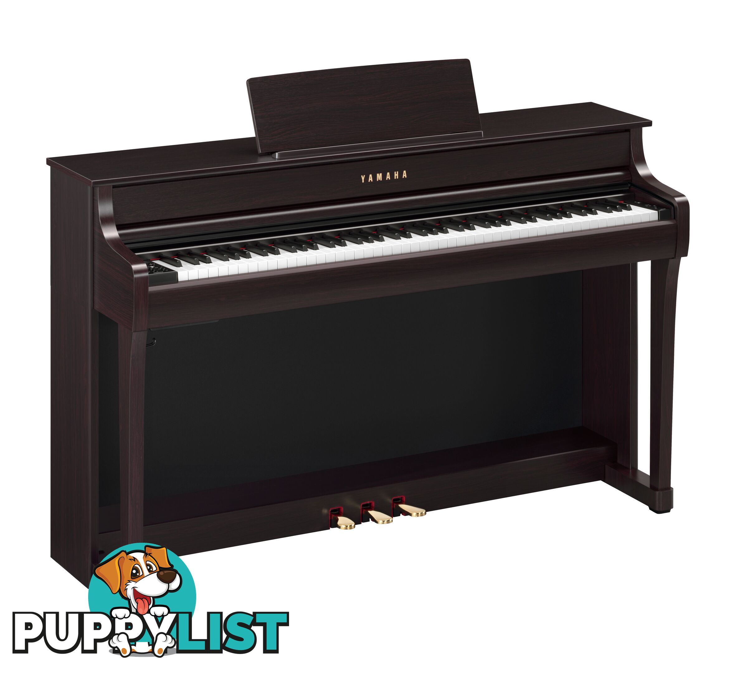 Yamaha Clavinova Digital Piano - CLP835 PE- Polished Ebony with Matching Bench