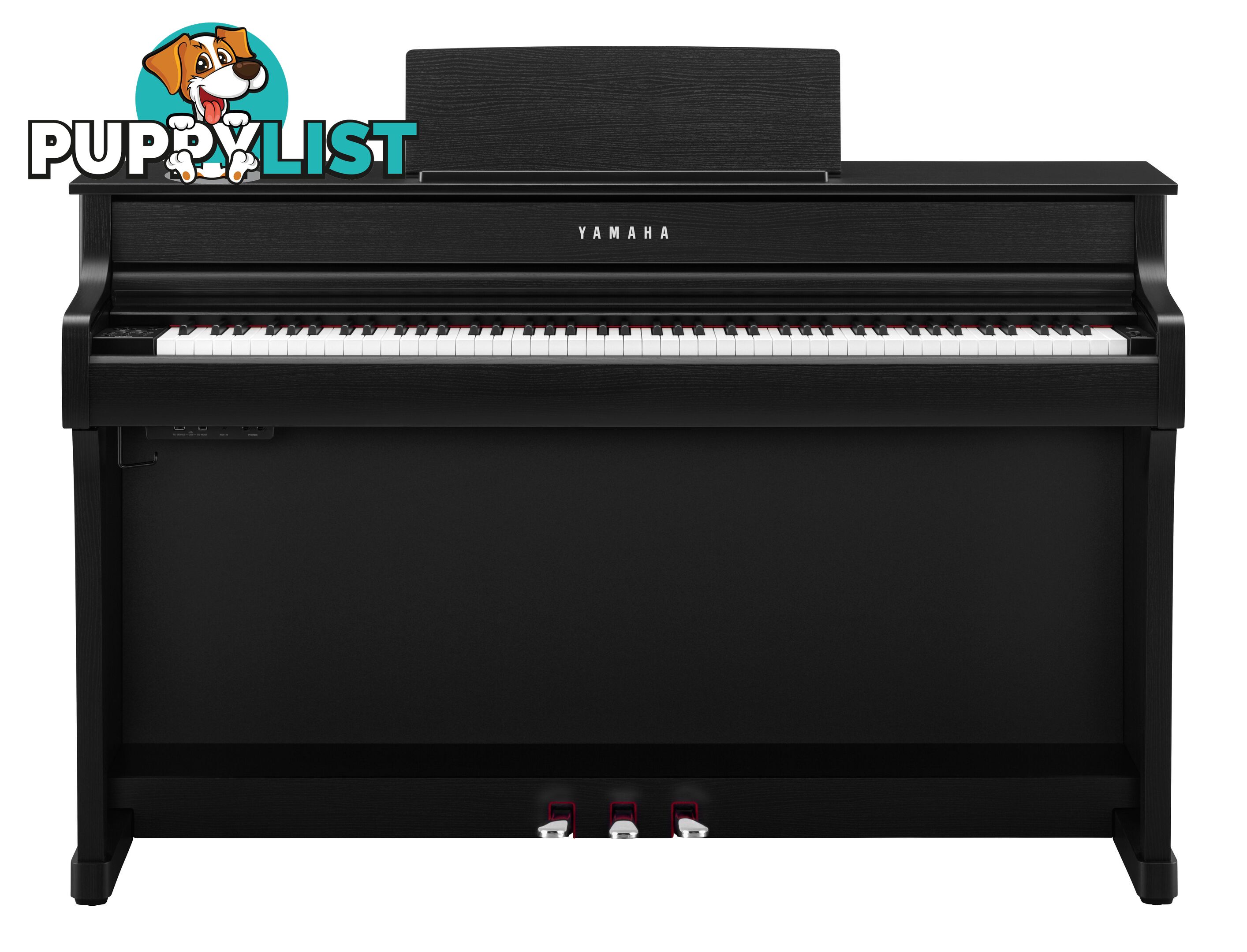 Yamaha Clavinova Digital Piano - CLP835 PE- Polished Ebony with Matching Bench