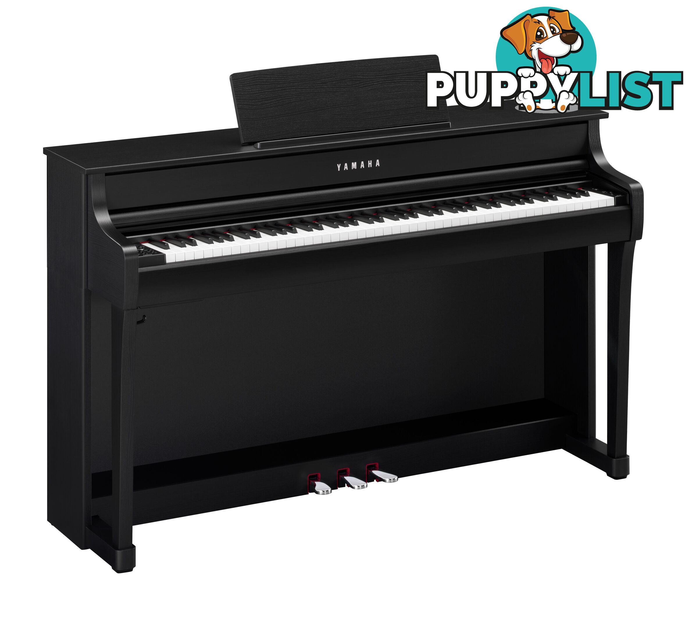 Yamaha Clavinova Digital Piano - CLP835 PE- Polished Ebony with Matching Bench