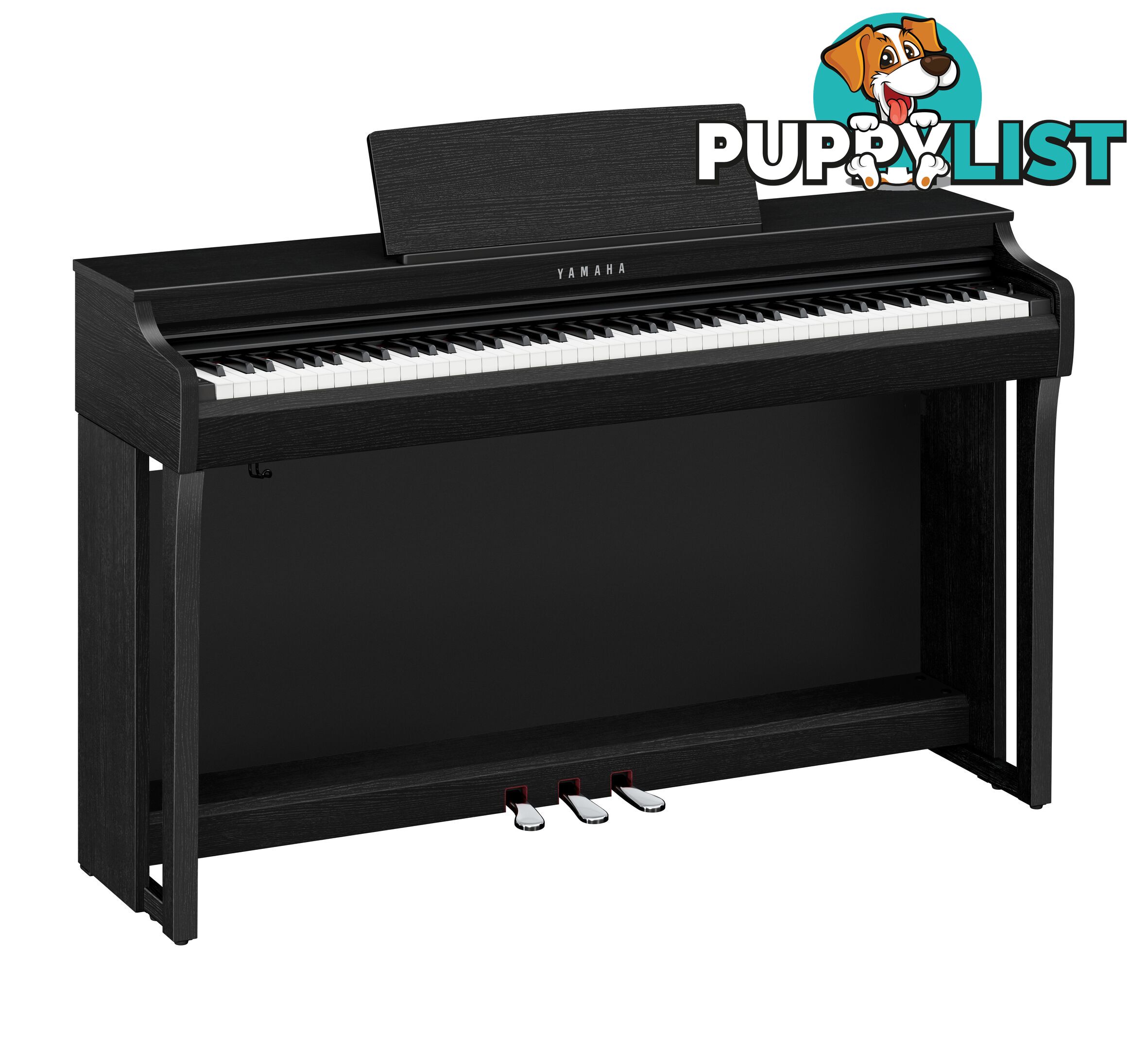 Yamaha Clavinova Digital Piano - CLP825 Polished Ebony with Matching Bench