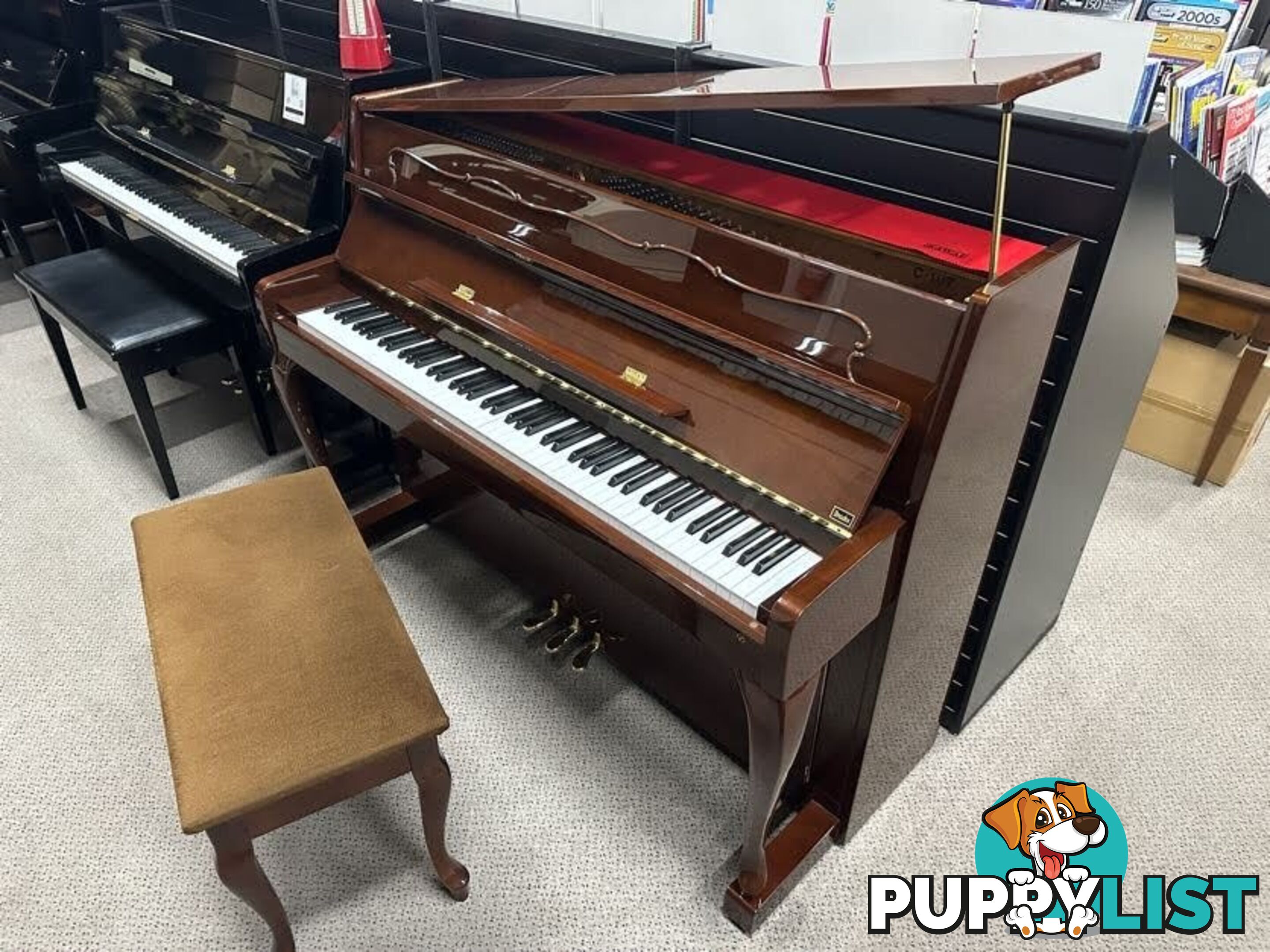 Kawai C107M Upright Piano ? Polished Mahogany Finish