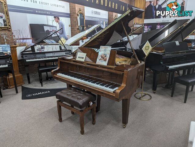 Petrof Model IV 172cm Grand Piano Walnut Polished 1978