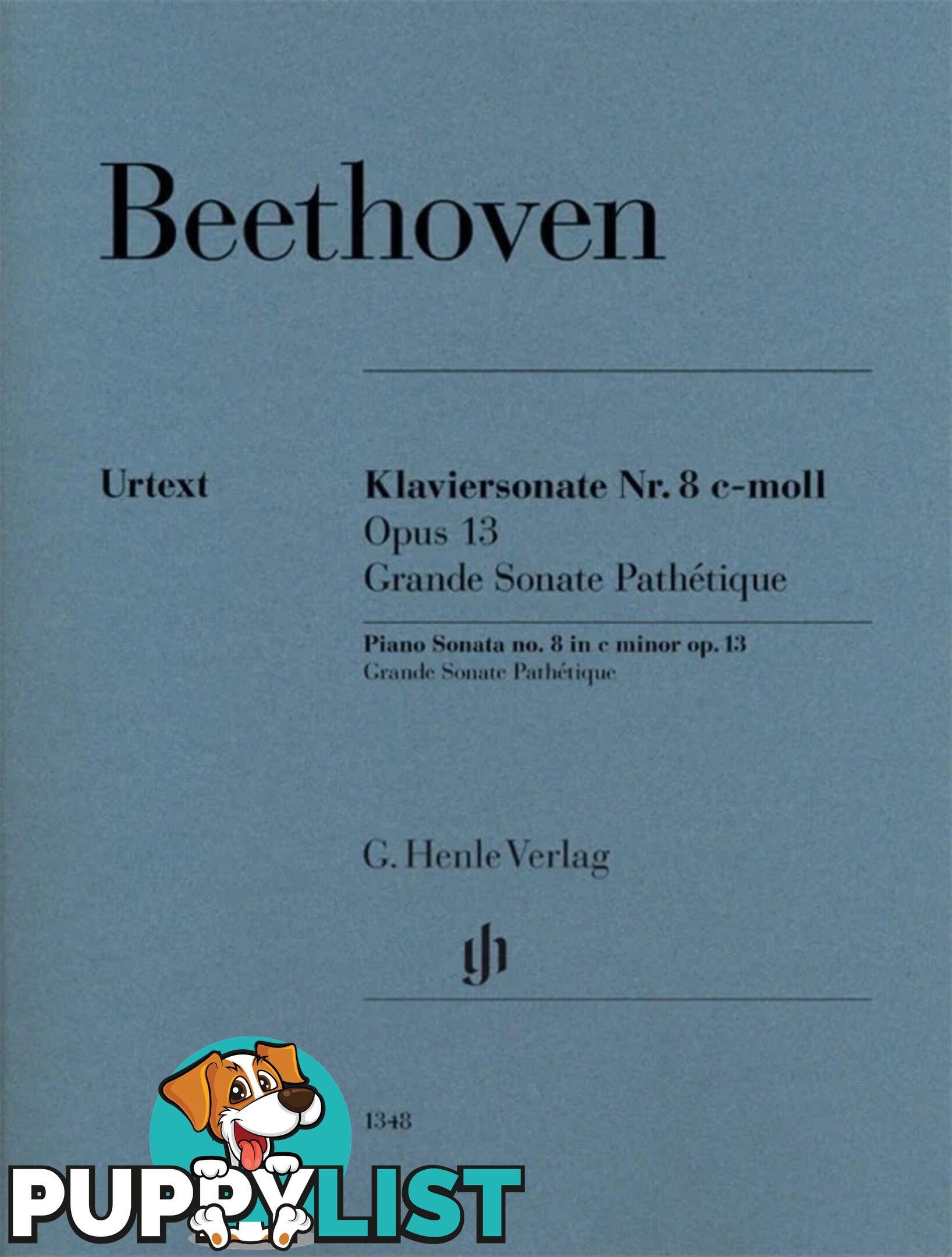 Beethoven - Piano Sonata no. 8 c minor op. 13 (Grande Sonata Pathetique) HN1348