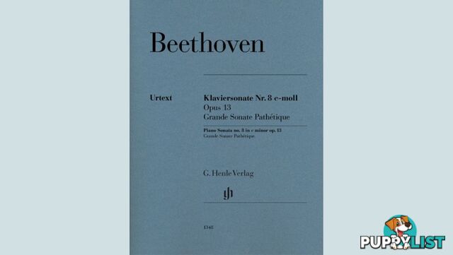 Beethoven - Piano Sonata no. 8 c minor op. 13 (Grande Sonata Pathetique) HN1348