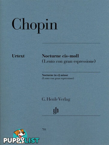 Chopin - Nocturne c sharp minor (Lento con gran espressione)