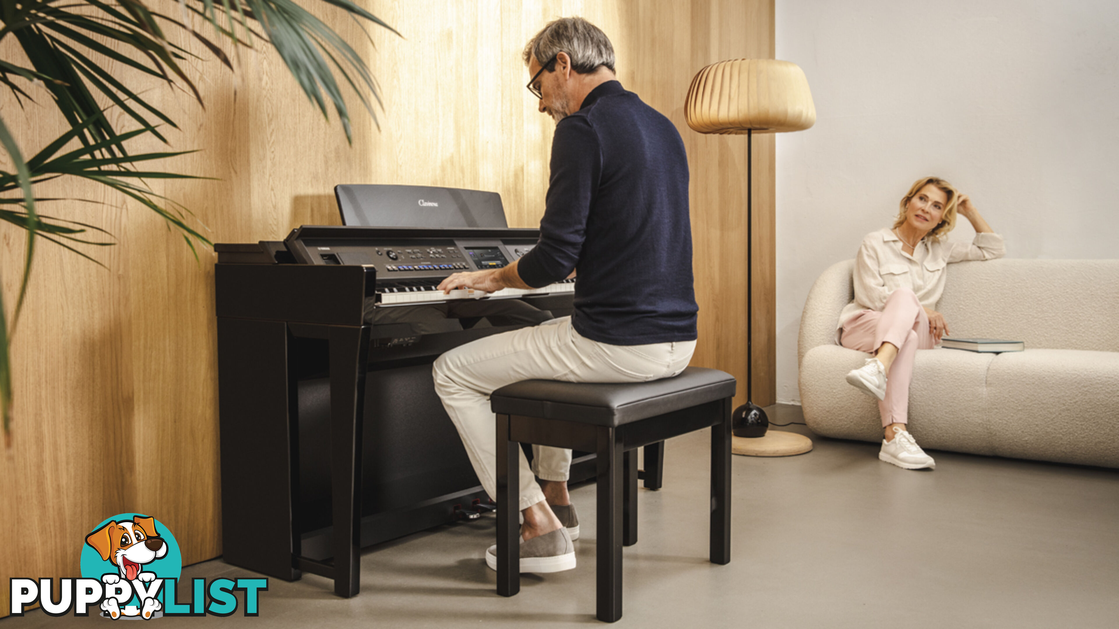 Yamaha Clavinova CVP905 PE Digital Piano Polished Ebony with Matching Bench CVP900 series