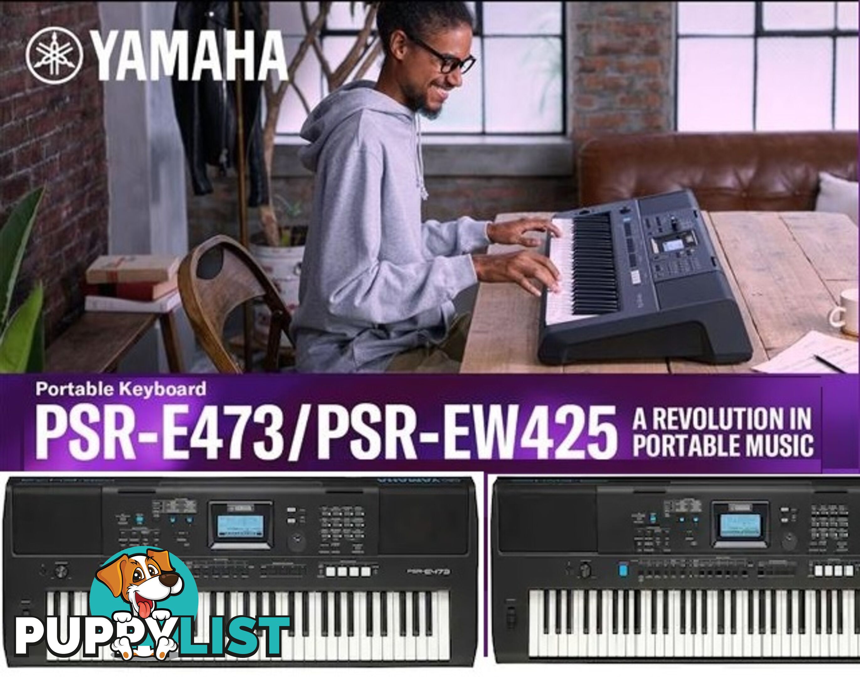 Yamaha E-Series PSR E473 Regular Series Yamaha PSRE473 Keyboard