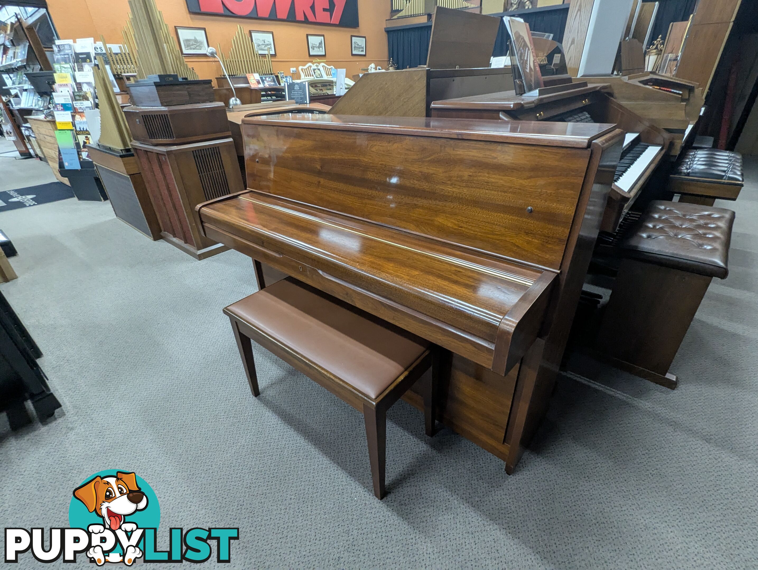 Yamaha M1A Dark Walnut Polish Upright Acoustic Piano