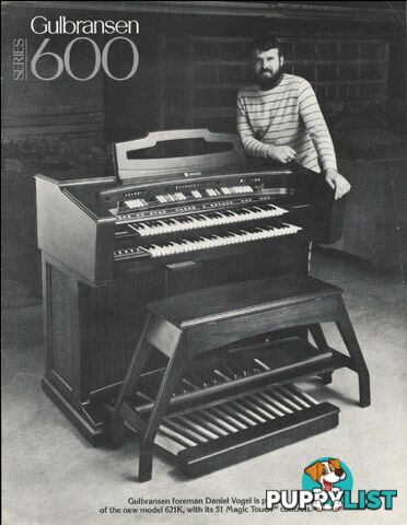 Gulbransen Series 600 Thatre Organ