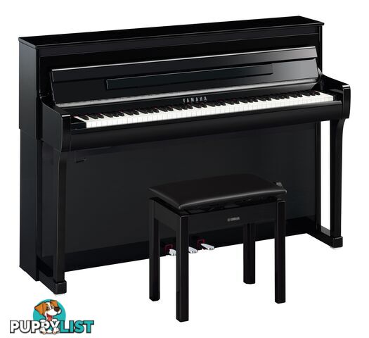 Yamaha Clavinova Digital Piano - CLP885 PE- Polished Ebony with Matching Bench