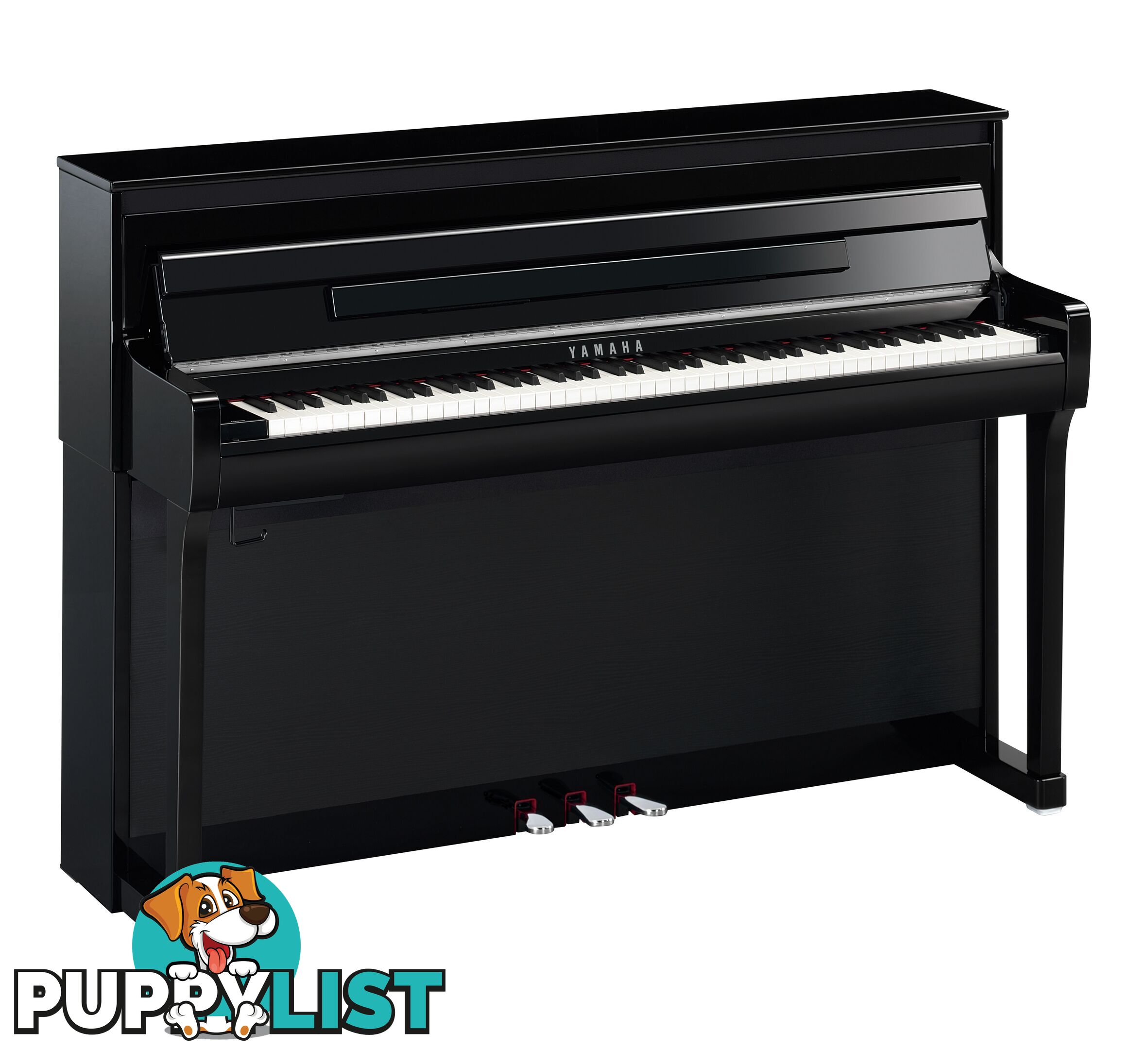 Yamaha Clavinova Digital Piano - CLP885 PE- Polished Ebony with Matching Bench