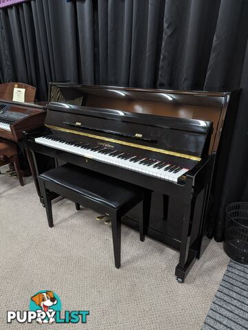 Gors & Kallmann 108cm Studio Upright Ebony Polished Piano