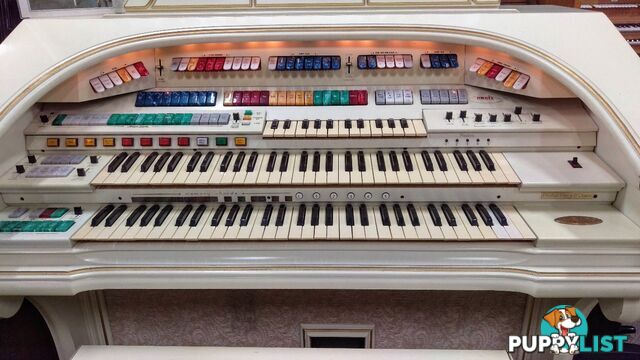 Wurlitzer Theatre Organ 950TA Deluxe Ivory & Gold Finish