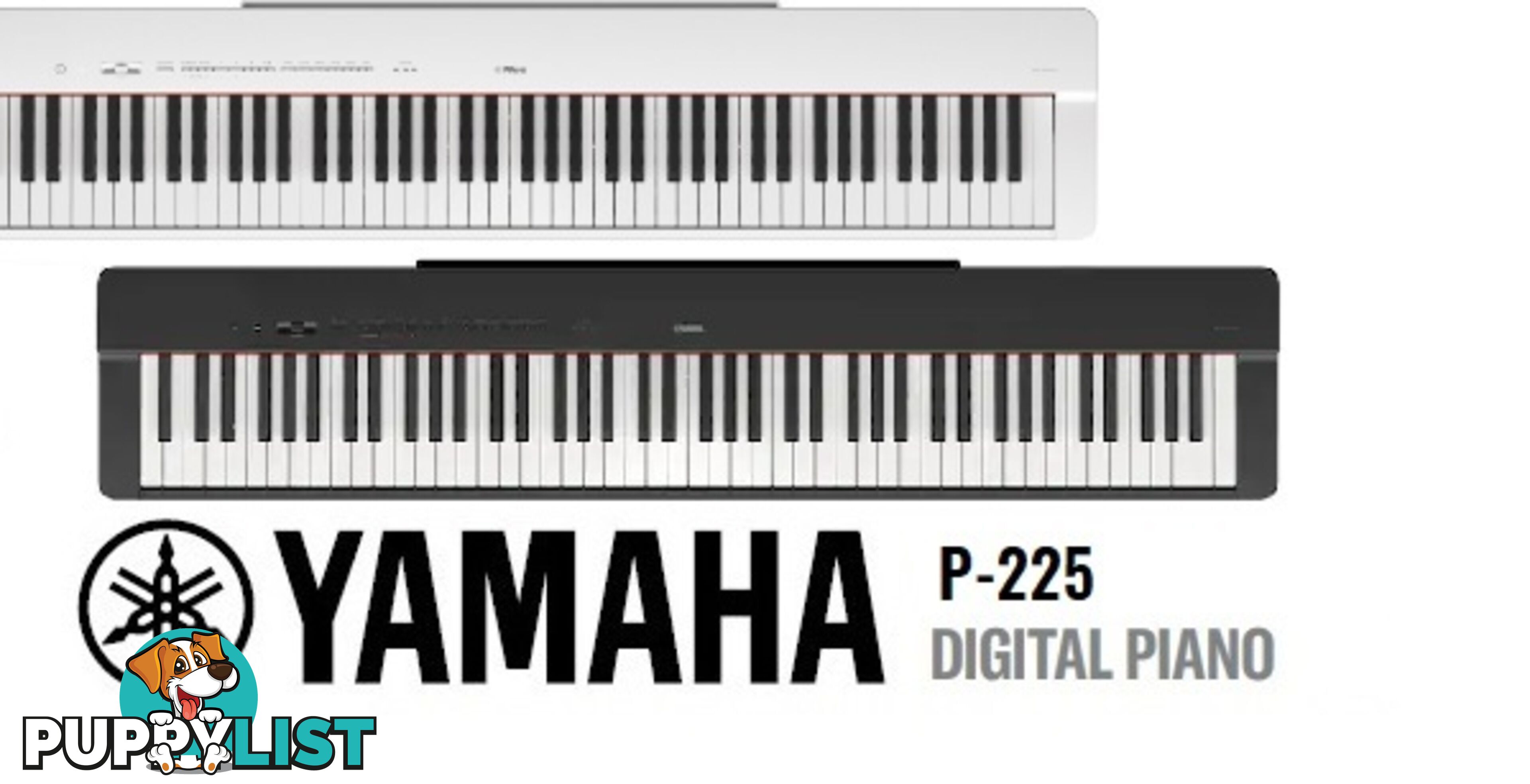 Yamaha P225 Black Portable Digital Piano