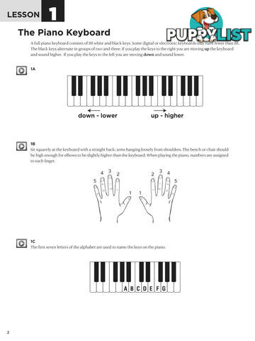 First 15 Lessons - Piano